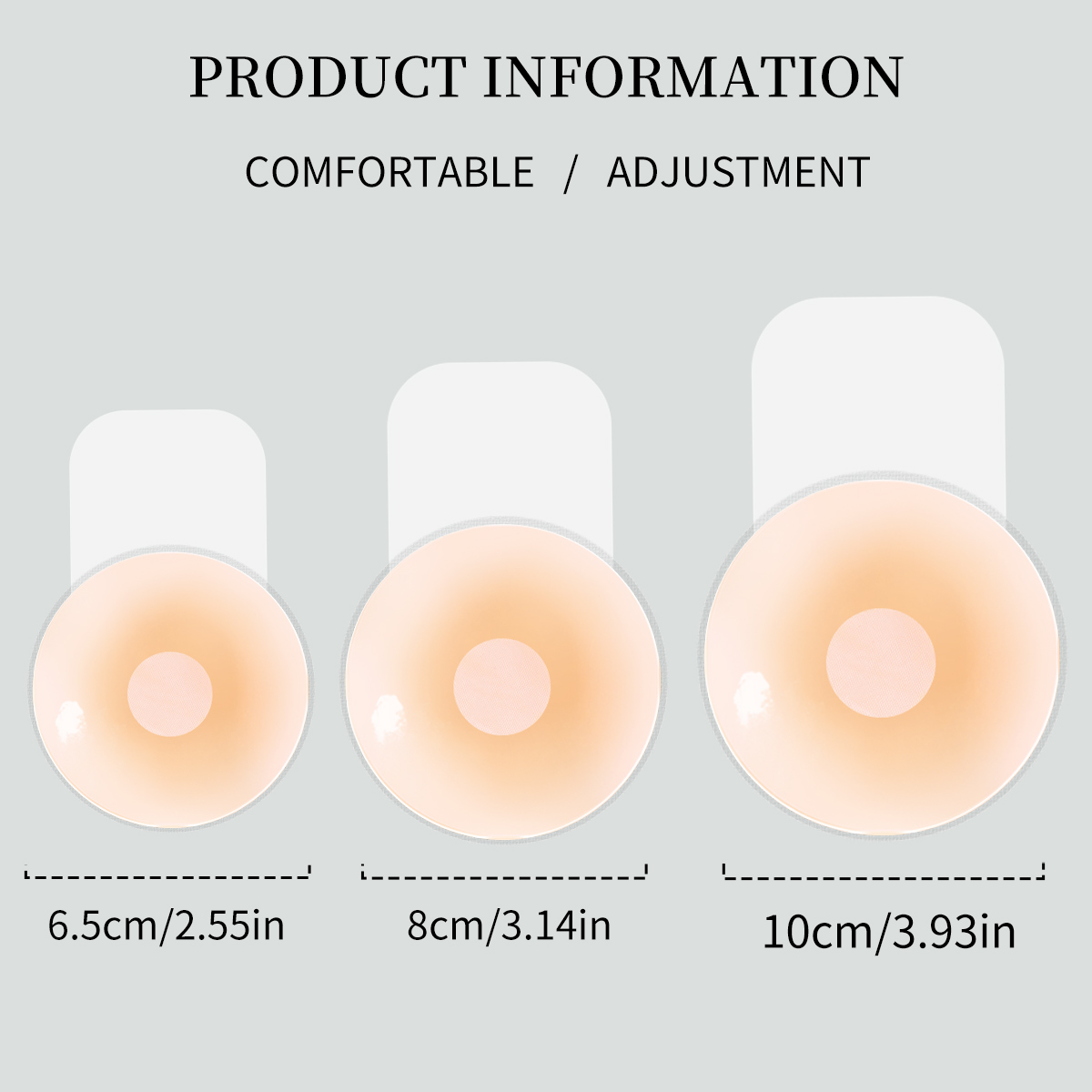 2-piece set of silicone nipple - Silicone Bra Adhesive recension och pris