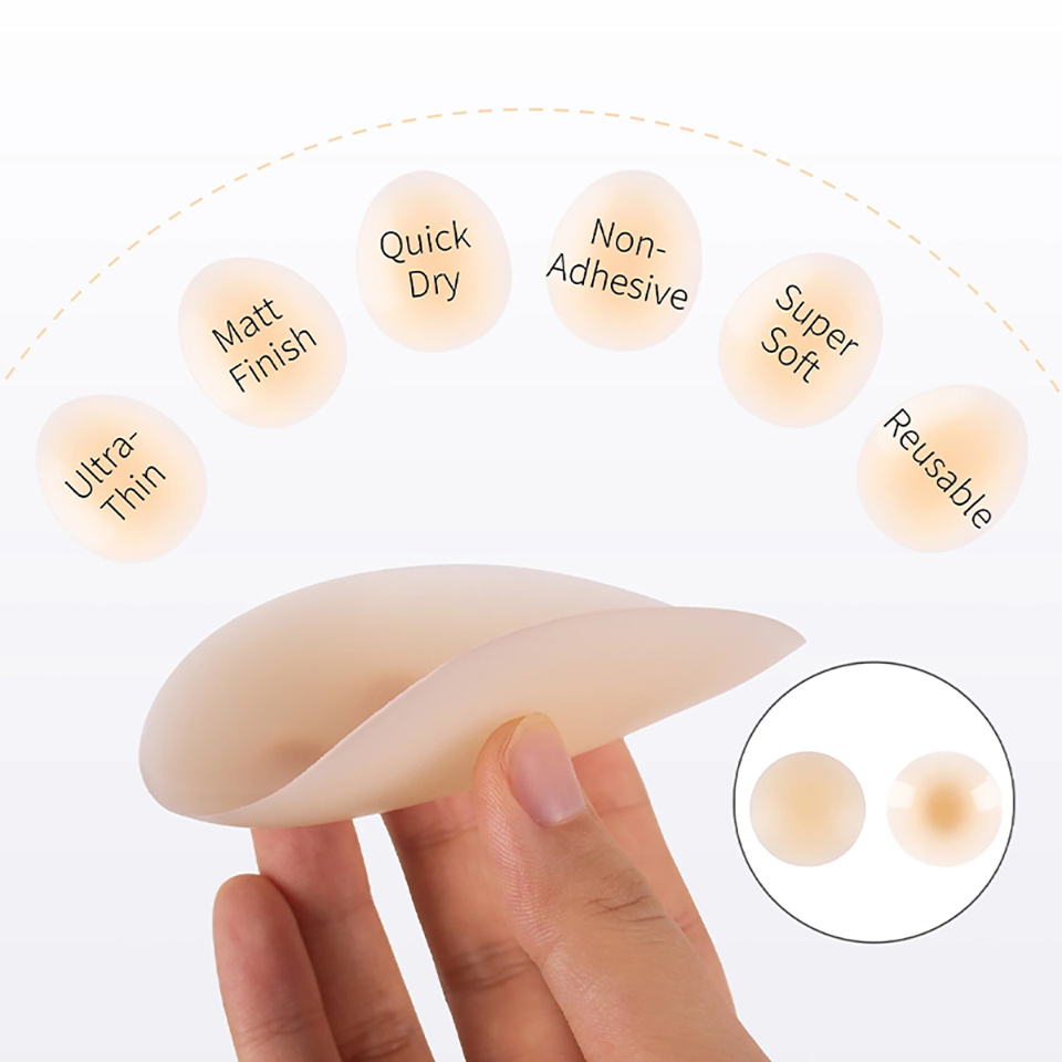 No Glue Self Adhesive Nipple C - Nipple Cover Pasties recension och pris