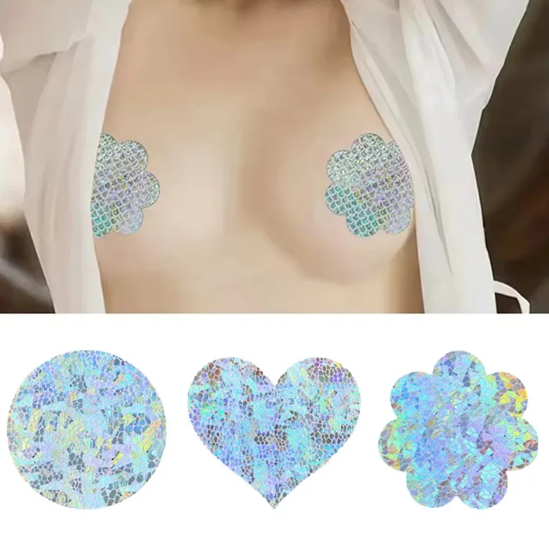 5 Pairs Glitters Pasties Nippl - Nipple Cover Pasties recension och pris