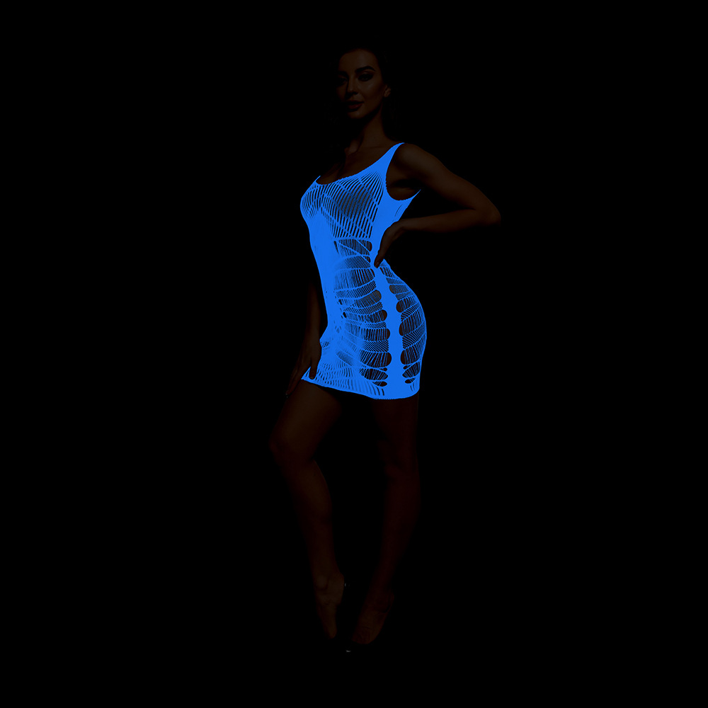 Pole Dance Clothing Luminous G - Bodystocking Fishnet recension och pris